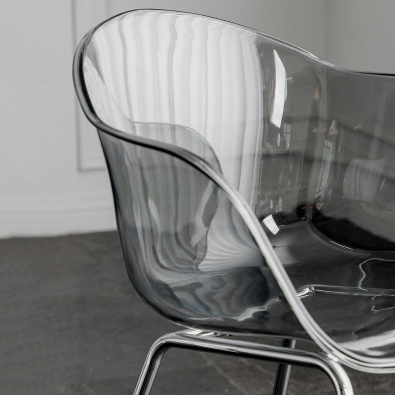 Contemporary Style Dining Chairs Arm Side Chair with Metal Legs for Kitchen Clearhalo ' kitchen&dining_furn' 'Dining Chairs' 'Dining Tables & Seating' 'dining_chair' 'Furniture' 'furniture_dining_chair' 'Kitchen & Dining Furniture' 'kitchen' 1200x1200_030a1f54-9a5b-42a5-8c59-9fc12366ff76