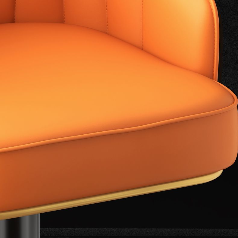 Casa sgabello in pelle girevole a casa regolabile sgabello in pelle contemporanea