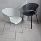 Modern Plastic Chair Parsons Chair in Matte Finish for Indoor