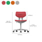 Modern Desk Chair Adjustable Seat Height Armless Office Chair with Wheels Clearhalo 'furn' 'furn_office_chair' 'Furniture' 'Office Chairs' 'Office Furniture' 'office_chair' 1200x1200_030d792c-3ea2-4882-8156-8f4ec9146f19