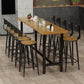 Modern Rectangle Pub Dining Set 1/2/6/7/9/11 Pieces Indoor Table and Stool Set Clearhalo 'Bar Furniture' 'furn' 'furn_home_bar_bar_sets' 'Furniture' 'Home Bars & Bar Sets' 'home_bar_bar_sets' 'Kitchen & Dining Furniture' 1200x1200_030f4315-352a-4812-9e74-30e744aa4bd2