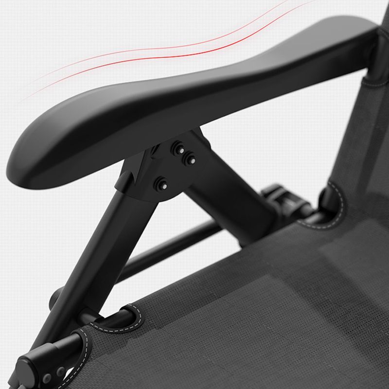 Reclinabile ergonimico singolo regolabile con gambe metalliche e cuscini rimovibili