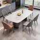 Simplicity Style Dinette Table Rectangle Stone Dining Room Table for Kitchen Clearhalo 'Dining Tables & Seating' 'Dining Tables' 'dining_table' 'furn' 'furn_dining_table' 'Furniture' 'Kitchen & Dining Furniture' 1200x1200_0315edfb-1a9e-4c7e-b630-9c9062b1e621