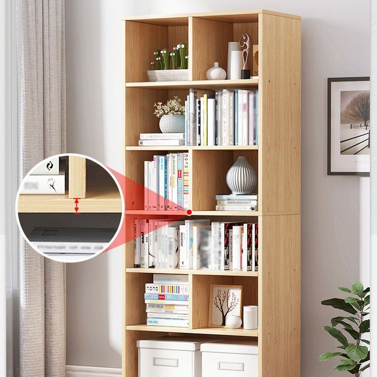 Manufactured Wood Standard Bookshelf Scandinavian Vertical Closed Back Bookshelf Clearhalo 'Bookcases' 'Furniture' 'furniture_bookcases' 'kitchen' 'kitchen_bookcases' 'Living Room Furniture' 'Office Furniture' 1200x1200_0318531b-97a3-49ba-ad29-6f1d92670dcf