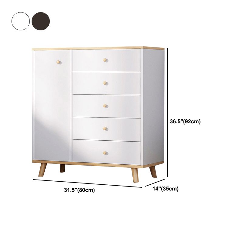 Contemporary Rectangle Manufactured Wood And Straight Legs Chest