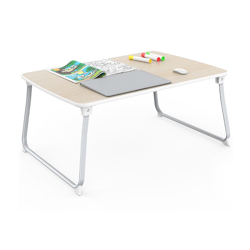 Table des ordinateurs portables rectangulaires flottants fabriqués en bois