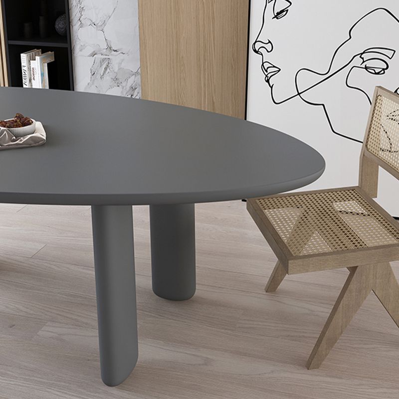 Oval Tripod Base Dining Table Solid Wood Modern Kitchen Dinner Dining Room Table Clearhalo 'Dining Tables & Seating' 'Dining Tables' 'dining_table' 'furn' 'furn_dining_table' 'Furniture' 'furniture_dining_table' 'Kitchen & Dining Furniture' 'kitchen' 'kitchen_dining_table' 1200x1200_0324908c-c0b7-4dba-8e6a-05aee99c9fa6
