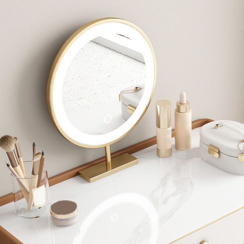 Stile glam Off-White Slate Sottopop Wall montato con 1/2 Cassetto del cassetto