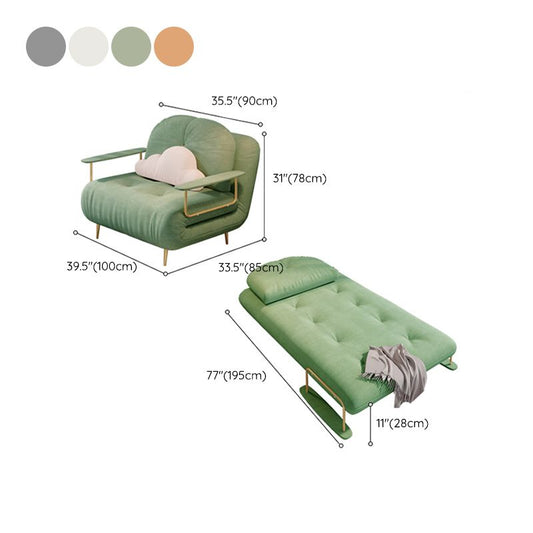 Luxurious Full/Queen Convertible Sofa Tufted Upholstery Sofa Bed Clearhalo 'furn' 'furn_futons' 'Furniture' 'Futons & Daybeds' 'Futons' 'Living Room Furniture' 1200x1200_0326280c-0cb5-482a-aacf-5a59bacaf4d4