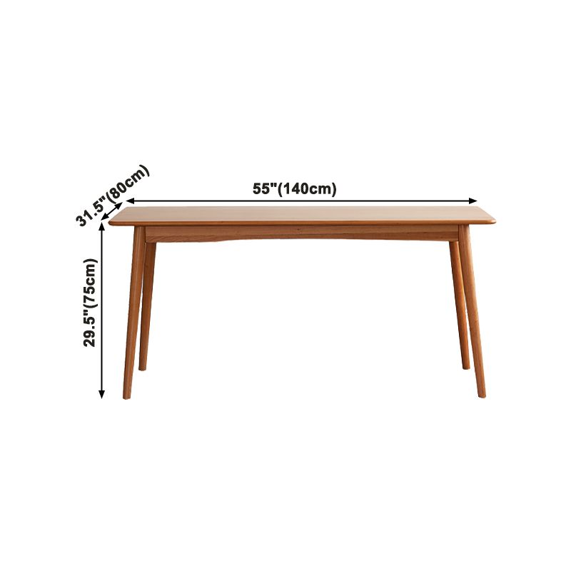 Traditional Luxury Rectangle Dining Table Solid Wood Table with 4 Legs for Dining Room Clearhalo ' dining_table' 'Dining Tables & Seating' 'Dining Tables' 'furn' 'furn_dining_table' 'Furniture' 'furniture_dining_table' 'Kitchen & Dining Furniture' 'kitchen&dining_furn' 'kitchen' 'kitchen_dining_table' 1200x1200_0328b4c5-ed69-4743-91f1-e1acf97a83e7