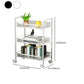 Modern Etagere Bookshelf Open Back Bookcase for Home With Shelves