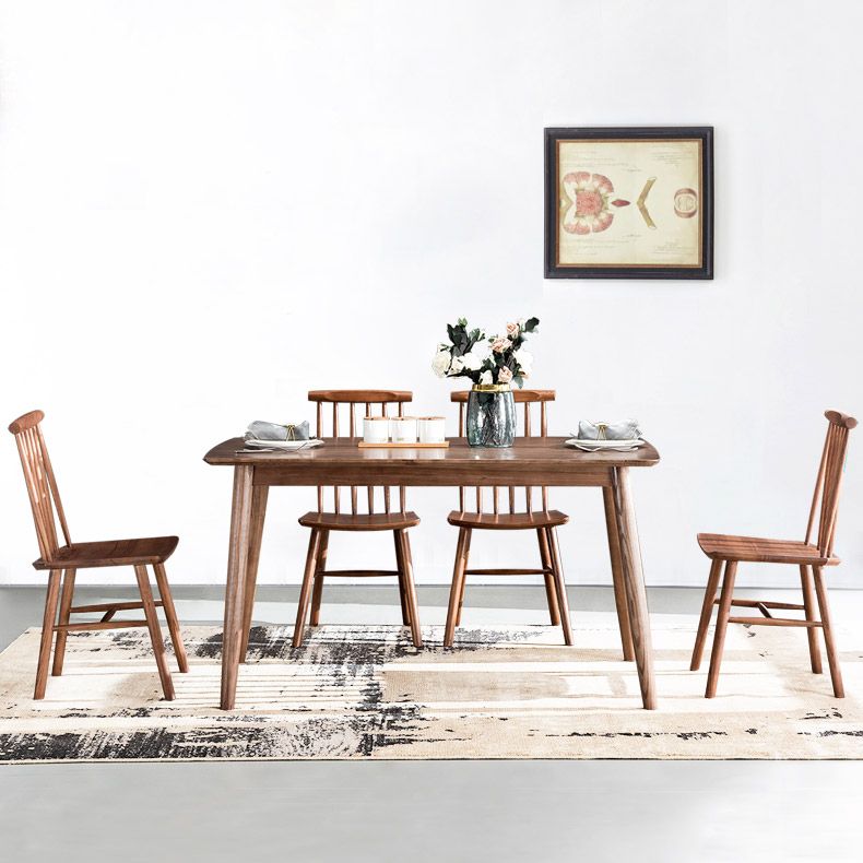 Industrial Solid Wood Standard Dining Table Rectangle Kitchen Dining Table with 4 Legs Clearhalo ' dining_table' 'Dining Tables & Seating' 'Dining Tables' 'furn' 'furn_dining_table' 'Furniture' 'furniture_dining_table' 'Kitchen & Dining Furniture' 'kitchen&dining_furn' 'kitchen' 'kitchen_dining_table' 1200x1200_032b74e3-b392-4faf-ade2-12aab3b12654