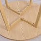 Minimalist Round Shape MDF Table Standard Dining Table for Kitchen Clearhalo ' dining_table' 'Dining Tables & Seating' 'Dining Tables' 'furn' 'furn_dining_table' 'Furniture' 'furniture_dining_table' 'Kitchen & Dining Furniture' 'kitchen&dining_furn' 'kitchen' 'kitchen_dining_table' 1200x1200_032c9a4a-cc21-4ebe-a623-8999834c9427