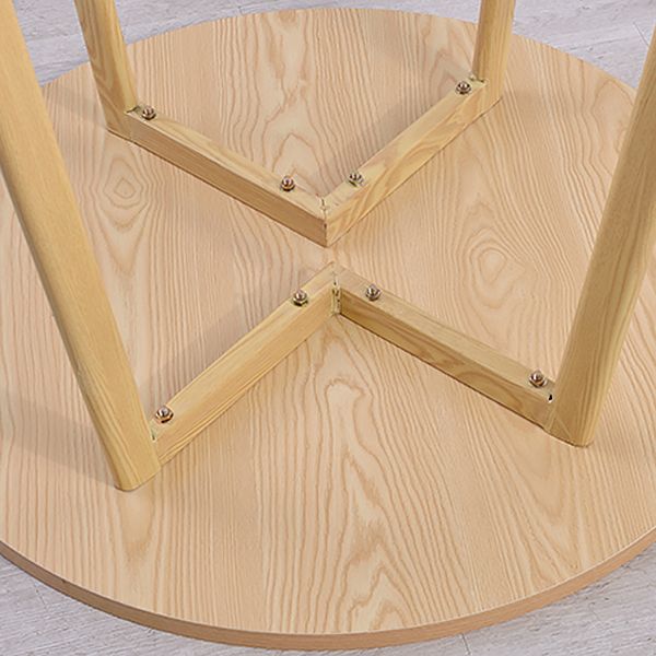Minimalist Round Shape MDF Table Standard Dining Table for Kitchen Clearhalo ' dining_table' 'Dining Tables & Seating' 'Dining Tables' 'furn' 'furn_dining_table' 'Furniture' 'furniture_dining_table' 'Kitchen & Dining Furniture' 'kitchen&dining_furn' 'kitchen' 'kitchen_dining_table' 1200x1200_032c9a4a-cc21-4ebe-a623-8999834c9427