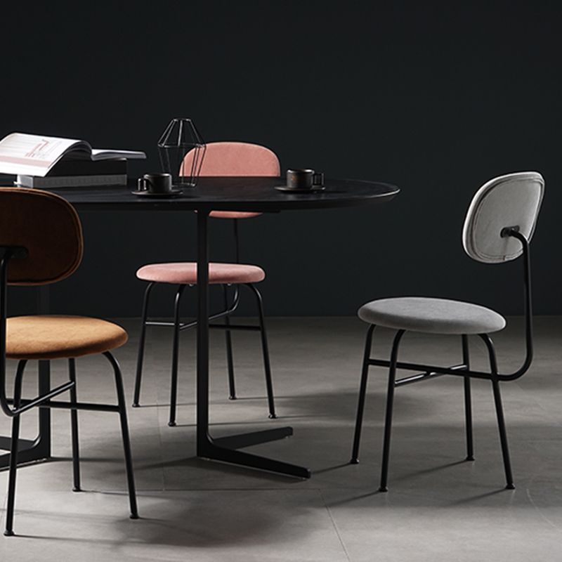 Contemporary Style Dining Chair Dining Armless Side Chair with Metal Legs Clearhalo ' kitchen&dining_furn' 'Dining Chairs' 'Dining Tables & Seating' 'dining_chair' 'furn' 'furn_dining_chair' 'Furniture' 'furniture_dining_chair' 'Kitchen & Dining Furniture' 'kitchen' 1200x1200_032f4f8f-7bfc-4ae2-9ae1-6e9f92e9b6e5