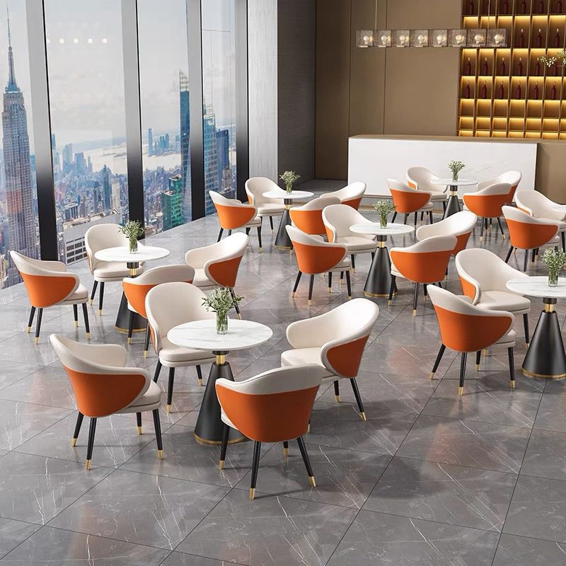 Modern Dining Table Set 1/2/5 Pieces Dinette Set with Padded Chairs Clearhalo 'Dining Room Sets' 'Dining Tables & Seating' 'dining_room_set' 'furn' 'furn_dining_room_set' 'Furniture' 'Kitchen & Dining Furniture' 1200x1200_0330e1a7-b98a-4785-b3cb-c4da3745bec2