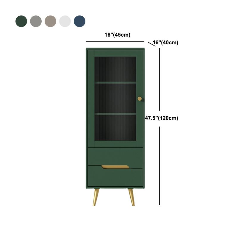 Modern Rectangle Cabinet Standard Knobs Side Cabinet with Drawer