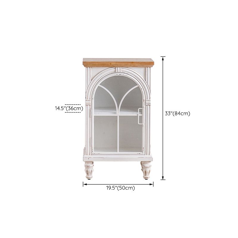 Traditional Pine Display Stand Glass Doors Storage Cabinet with Doors for Bedroom Clearhalo 'Display & China Cabinets' 'display_china_cabinets' 'furn' 'furn_display_china_cabinets' 'Furniture' 'Kitchen & Dining Furniture' 1200x1200_03349318-2687-435c-a8ae-25ca163d646d