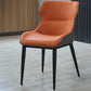 Silla lateral de ala de la sala de conferencias modernas silla de comedor de cuero