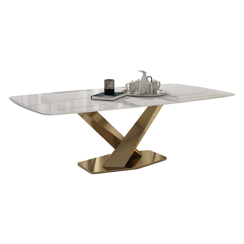 Rectangle Sintered Stone Top Dining Table Luxury Table with Pedestal Base Clearhalo ' dining_table' 'Dining Tables & Seating' 'Dining Tables' 'furn' 'furn_dining_table' 'Furniture' 'furniture_dining_table' 'Kitchen & Dining Furniture' 'kitchen&dining_furn' 'kitchen' 'kitchen_dining_table' 1200x1200_033d1c1a-e4fb-4234-8adb-002b7475ab12