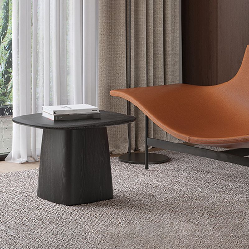 Pedestal Coffee Table Black Solid Wood Coffee Cocktail Table Clearhalo 'Coffee & Accent Tables' 'Coffee Tables' 'coffee_tables' 'furn' 'furn_coffee_tables' 'Furniture' 'Living Room Furniture' 1200x1200_033d29f5-fc70-47fe-8a5b-42f8f627b0c1