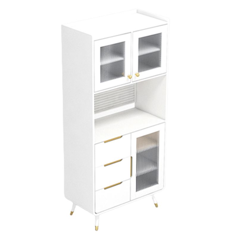 Buffet de comedor de piedra de estilo glam para gabinetes y cajones