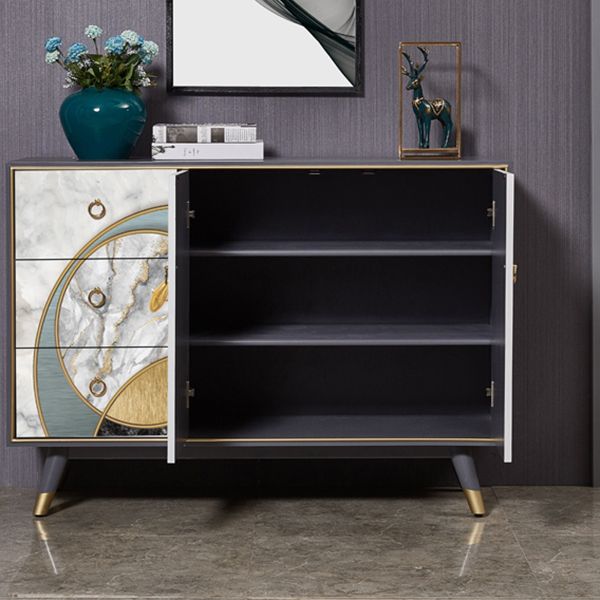 Contemporary Buffet Sideboard Solid Wood Buffet Server for Kitchen Clearhalo 'buffet_sideboard' 'Buffets & Sideboards' 'furn' 'furn_buffet_sideboard' 'Furniture' 'Kitchen & Dining Furniture' 1200x1200_0341105c-e6f0-494f-bf4e-37fcdf56299a