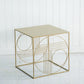 Brass Iron Frame Coffee Table Mid-Century Modern 17.7" W Square Cocktail Table Clearhalo 'Coffee & Accent Tables' 'Coffee Tables' 'coffee_tables' 'furn' 'furn_coffee_tables' 'Furniture' 'Living Room Furniture' 1200x1200_0342bc91-52d3-4cc3-b548-3b6ed5b581a9
