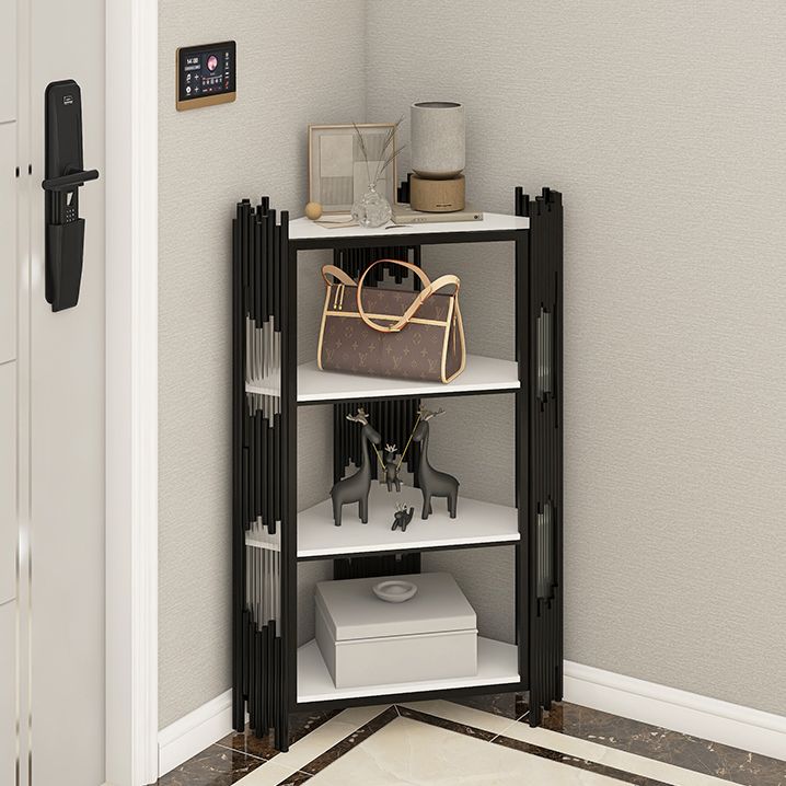 Glam Stone and Metal Sideboard Table 1 Cabinet Glass Door Buffet Stand Clearhalo 'buffet_sideboard' 'Buffets & Sideboards' 'Furniture' 'furniture_buffet_sideboard' 'Kitchen & Dining Furniture' 1200x1200_03433742-3a0c-4450-861b-55a0970b6412