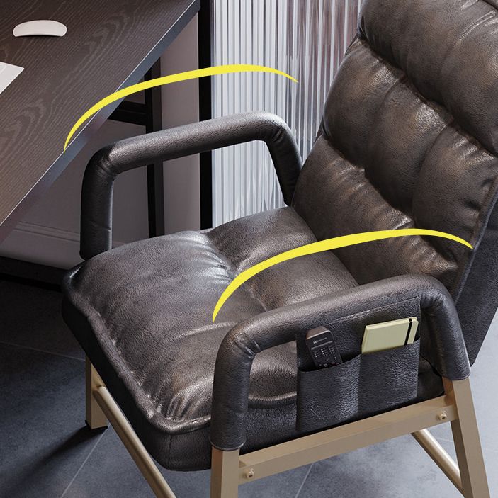 ホームオフィスコンピューターチェアモダンな調整可能な背面高さデスクチェア