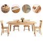 Modern Style Solid Wood Top Dining Table Sets with 4 Legs Base Dining Furniture for Home Use Clearhalo 'Dining Room Sets' 'Dining Tables & Seating' 'dining_room_set' 'Furniture' 'furniture_dining_room_set' 'Kitchen & Dining Furniture' 'kitchen&dining_furn' 'kitchen' 1200x1200_0345d598-522c-4858-82dc-4b3e646d4080