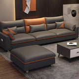 Contemporary Square Arm Sofa with Loose Back for Living Room, Apartment Clearhalo 'furn' 'furn_sofas' 'Furniture' 'furniture_sofas' 'kitchen' 'kitchen_sofas' 'Living Room Furniture' 'Sofa' 'sofas' 1200x1200_0348ad43-075f-46e6-be68-d089629c53ec