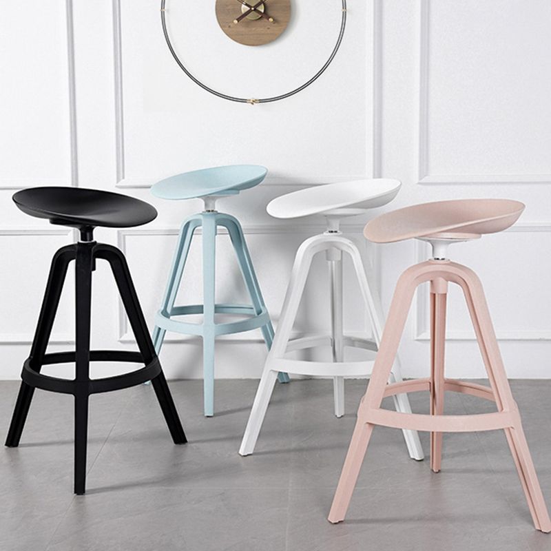 Industrial Low Back Counter Stool Metal Counter Height Stools with Swivel Clearhalo 'Bar Furniture' 'Bar Stools' 'bar_stools' 'furn' 'furn_bar_stools' 'Furniture' 'Kitchen & Dining Furniture' 1200x1200_034d7406-b883-4212-942d-3f28a685a479