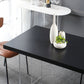 Transparent Base Double Pedestal Table Modern Stone Top Dinner Table Kitchen Home Clearhalo 'Dining Tables & Seating' 'Dining Tables' 'dining_table' 'furn' 'furn_dining_table' 'Furniture' 'furniture_dining_table' 'Kitchen & Dining Furniture' 'kitchen' 'kitchen_dining_table' 1200x1200_0353c6fc-d72f-4abc-8532-9883ae367d62