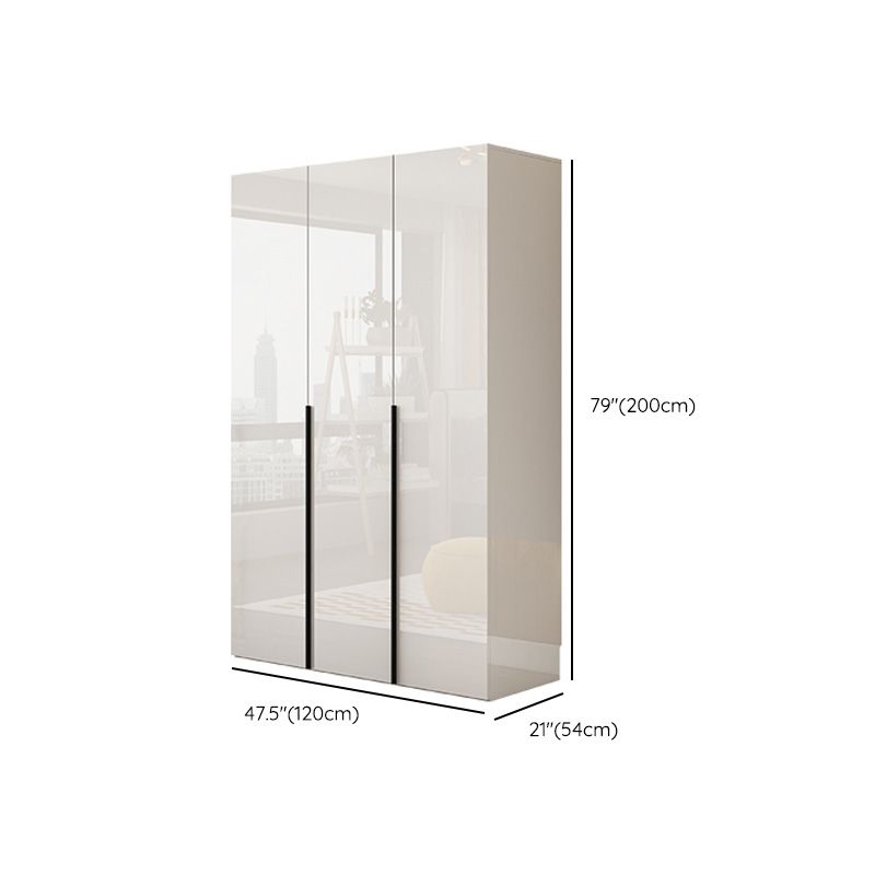 Armadio in legno di colore bianco morbido armadio del cassetto vicino per la camera da letto