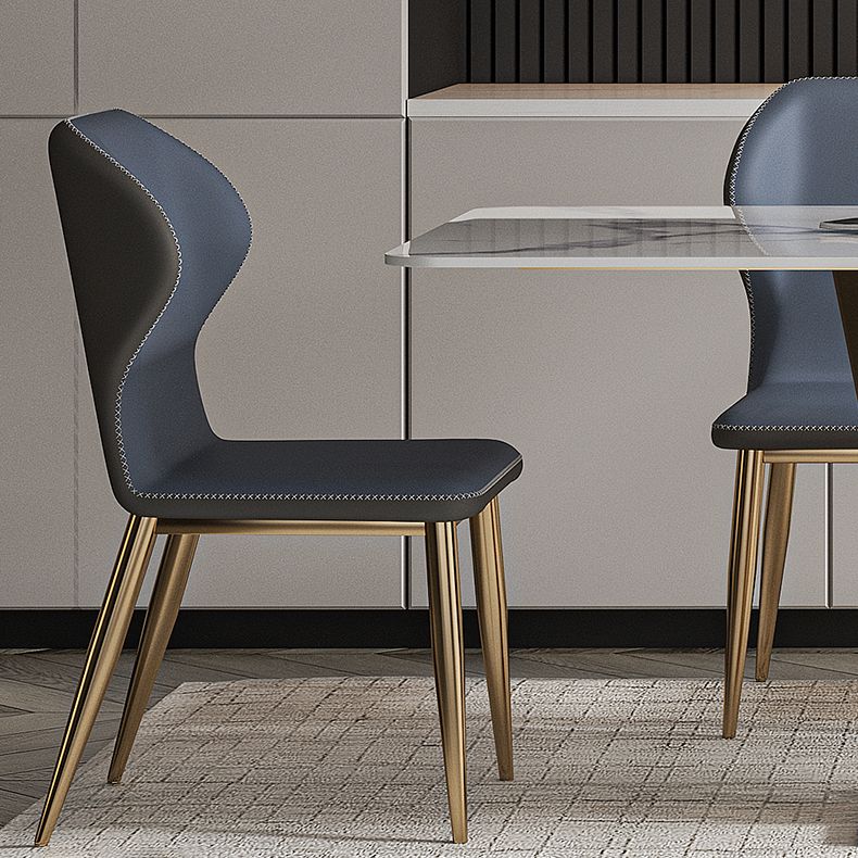 Nordic Glam Rectangle Sintered Stone Dining Table Set 1/4/5/7 Pieces Dining Set Clearhalo 'Dining Room Sets' 'Dining Tables & Seating' 'dining_room_set' 'furn' 'furn_dining_room_set' 'Furniture' 'furniture_dining_room_set' 'Kitchen & Dining Furniture' 1200x1200_0356d9ba-1143-432a-8120-08e788f0ee0c