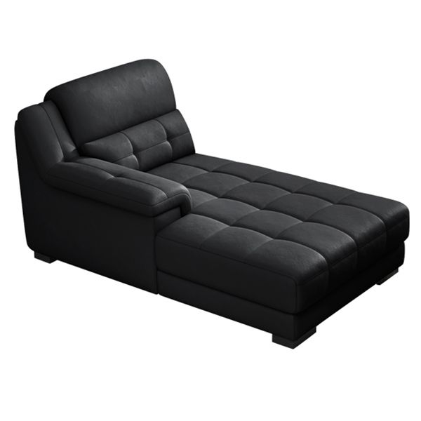 Modern Upholstered Cushioned Leather Pillow Top Arms Chaise Lounge Couch Clearhalo 'Chairs & Seating' 'Chaise Lounge' 'chaise_lounge' 'furn' 'furn_chaise_lounge' 'Furniture' 'Living Room Furniture' 1200x1200_03580bbf-4631-41e3-b654-d3fdb7acd0b1