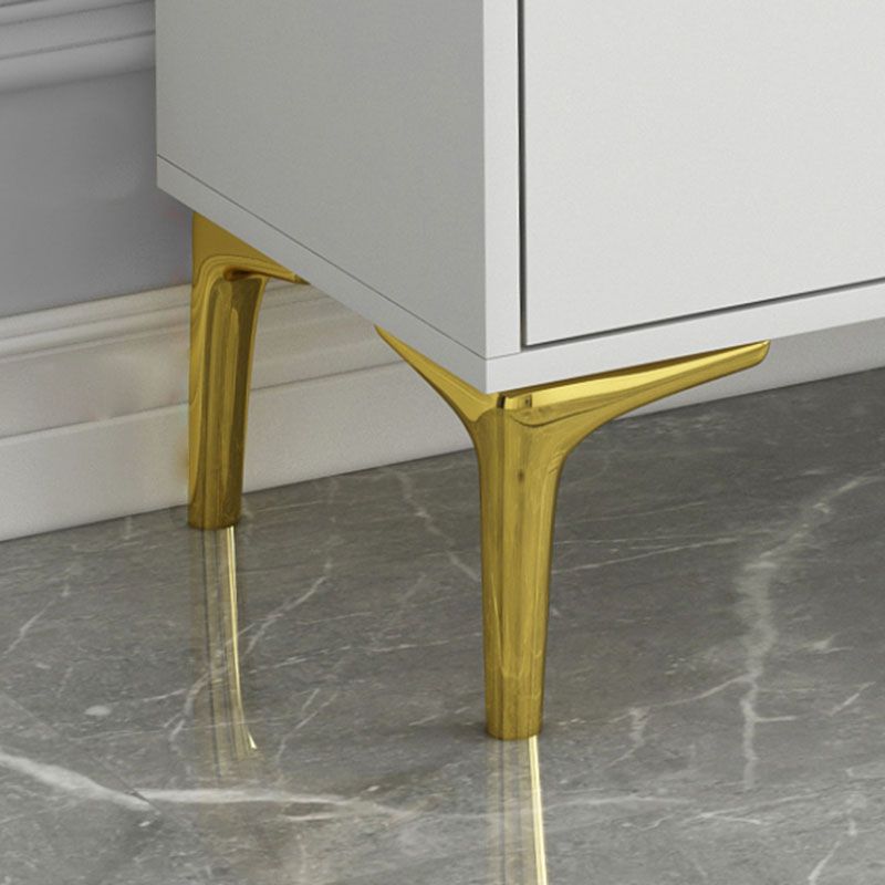 Glam Style Sideboard White Wooden Buffet Stand for Dining Room Clearhalo 'buffet_sideboard' 'Buffets & Sideboards' 'furn' 'furn_buffet_sideboard' 'Furniture' 'Kitchen & Dining Furniture' 1200x1200_035890e3-f7db-4596-b619-19e0e14fee4b