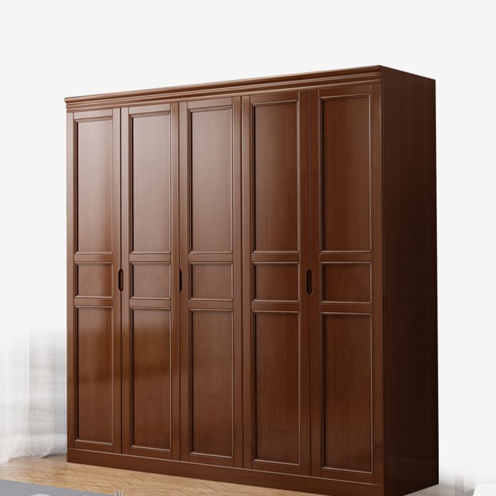 Matte Finish Rubberwood Cabinet Traditional Bedroom Storage Cabinet Clearhalo 'Armoires & Wardrobes' 'armoires_wardrobes' 'Bedroom Furniture' 'furn' 'furn_armoires_wardrobes' 'Furniture' 1200x1200_035aafc1-d8e5-4f56-9b4d-9d7391e83527