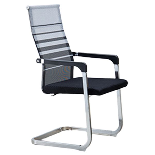 Contemporary Ergonomic Office Chair No Wheels Fixed Arms Task Chair Clearhalo 'furn' 'furn_office_chair' 'Furniture' 'Office Chairs' 'Office Furniture' 'office_chair' 1200x1200_035c6c9a-61bf-4858-be25-73cbd837fb5d
