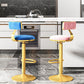 Glam Adjustable Rotatable Counter Stool Iron Kitchen Bar Stool with Velvet Cushion Clearhalo 'Bar Furniture' 'Bar Stools' 'bar_stools' 'furn' 'furn_bar_stools' 'furniture_bar_stools' 'Kitchen & Dining Furniture' 'kitchen&dining_furn' 'kitchen' 'kitchen_furn' Furniture' 1200x1200_035cf4b8-10e1-4d7c-b2d8-6f0509b2ad25