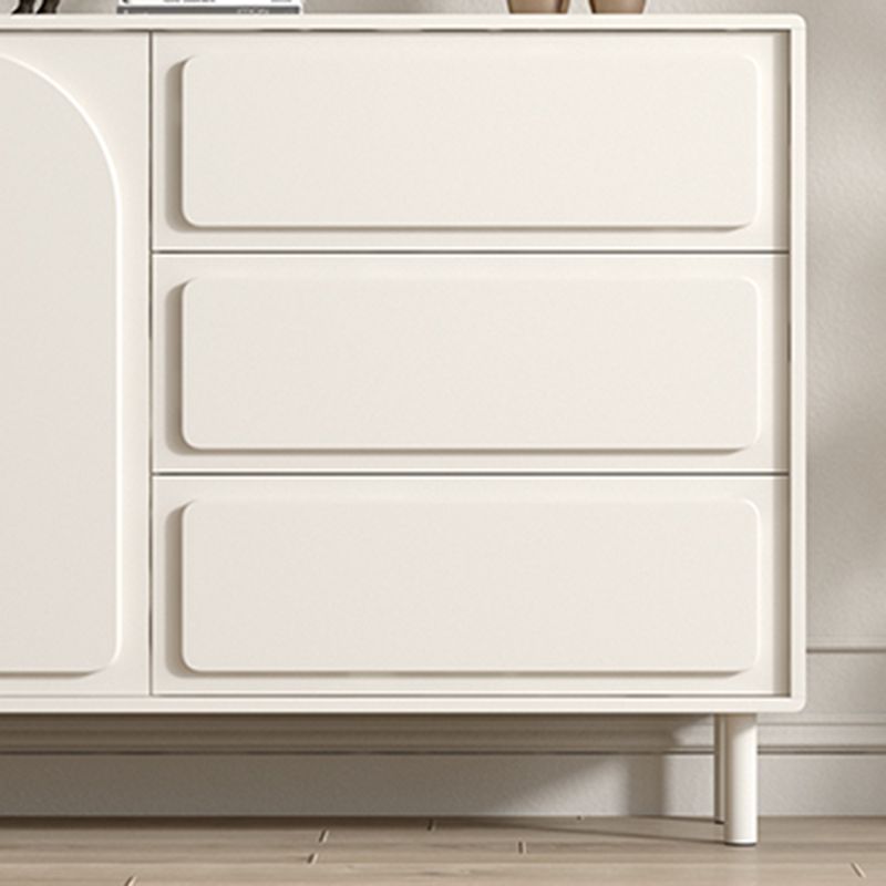 37.4"Tall White Wooden Cabinet , 3- Drawer Rectangle Accent Cabinet Clearhalo 'Cabinets & Chests' 'cabinets_chests' 'furn' 'furn_cabinets_chests' 'Furniture' 'Living Room Furniture' 1200x1200_035e0ebd-e5e9-44cd-a910-bb1caaee4368