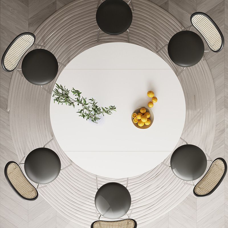 Dining Room Dinner Kitchen Table Modern Tulip Base Dining Table Clearhalo 'Dining Tables & Seating' 'Dining Tables' 'dining_table' 'furn' 'furn_dining_table' 'Furniture' 'Kitchen & Dining Furniture' 1200x1200_035e6114-1b63-454b-9ee1-0cbadd66e85d