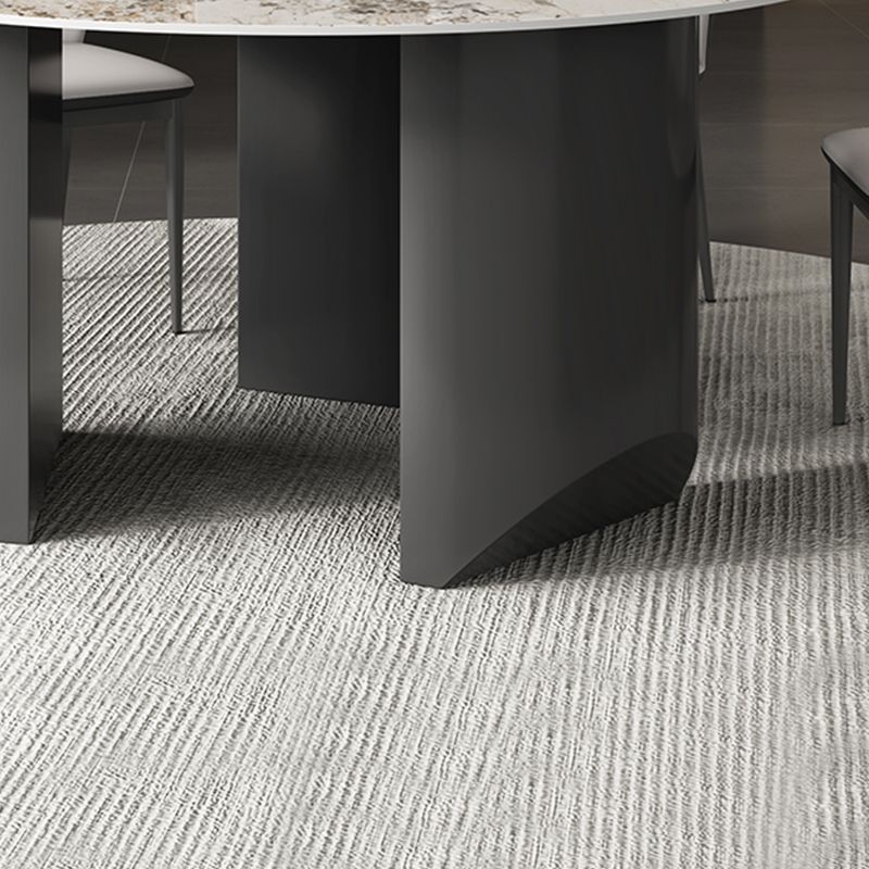 Grey Base Dining Site Table Contemporary Round Dining Room Table Clearhalo 'Dining Tables & Seating' 'Dining Tables' 'dining_table' 'furn' 'furn_dining_table' 'Furniture' 'Kitchen & Dining Furniture' 1200x1200_035e99af-005f-4cca-8134-8be0e552e8ee
