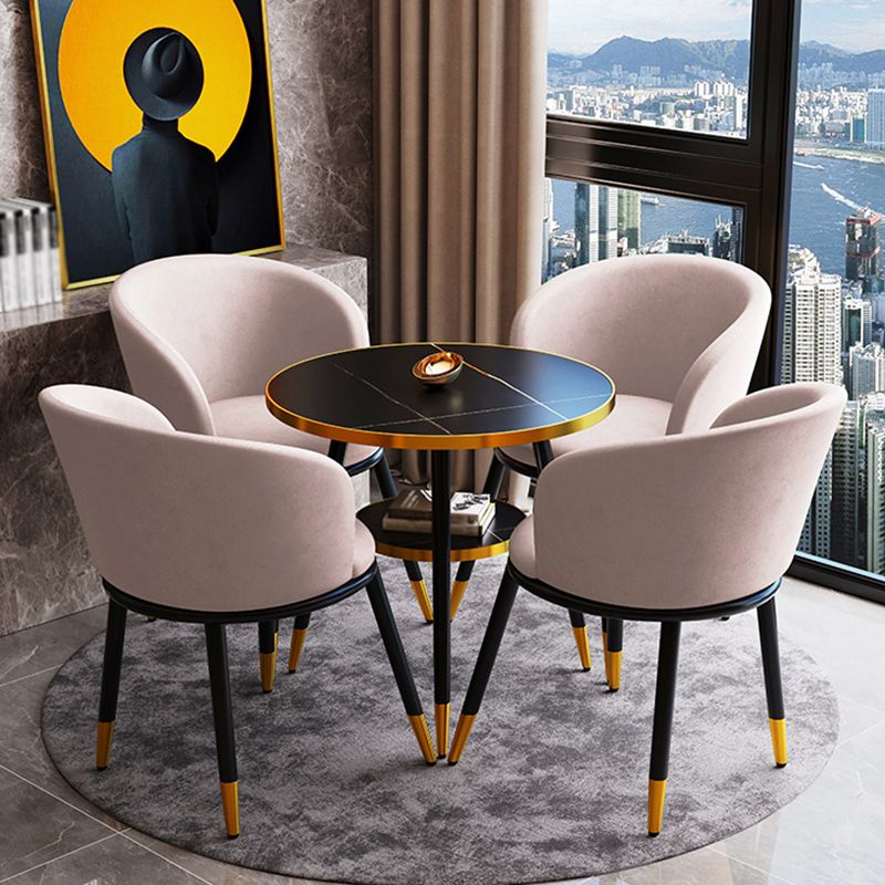 Round Dining Site Table Traditional Luxury Home Furniture with Tripod Base Clearhalo ' dining_table' 'Dining Tables & Seating' 'Dining Tables' 'furn' 'furn_dining_table' 'Furniture' 'furniture_dining_table' 'Kitchen & Dining Furniture' 'kitchen&dining_furn' 'kitchen' 'kitchen_dining_table' 1200x1200_035f5e79-25ab-4f7c-b45c-a31daf95590c