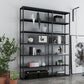 Minimalist Style Open Shelf Bookcase with Rectangular Shelve Clearhalo 'Bookcases' 'Furniture' 'furniture_bookcases' 'kitchen' 'kitchen_bookcases' 'Living Room Furniture' 'Office Furniture' 1200x1200_03613cc4-7724-468a-964f-d6ac819c412a