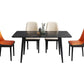 Dining Room Contemporary Sintered Stone Dining Table Rectangular Table with Metallic Base Clearhalo ' dining_table' 'Dining Tables & Seating' 'Dining Tables' 'furn' 'furn_dining_table' 'Furniture' 'furniture_dining_table' 'Kitchen & Dining Furniture' 'kitchen&dining_furn' 'kitchen' 'kitchen_dining_table' 1200x1200_0361e76e-157a-4e94-a33c-f7cde6c96dff