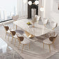Luxury 1/2/5/7/9 Pieces Dining Set Sintered Stone Dining Table with Leather Chairs Clearhalo 'Dining Room Sets' 'Dining Tables & Seating' 'dining_room_set' 'furn' 'furn_dining_room_set' 'Furniture' 'furniture_dining_room_set' 'Kitchen & Dining Furniture' 1200x1200_0365a26c-ffb4-4b2c-8113-ea707718cb0a