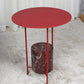 Triple Pin Round Side Table Mid-Century Metal Side End Table