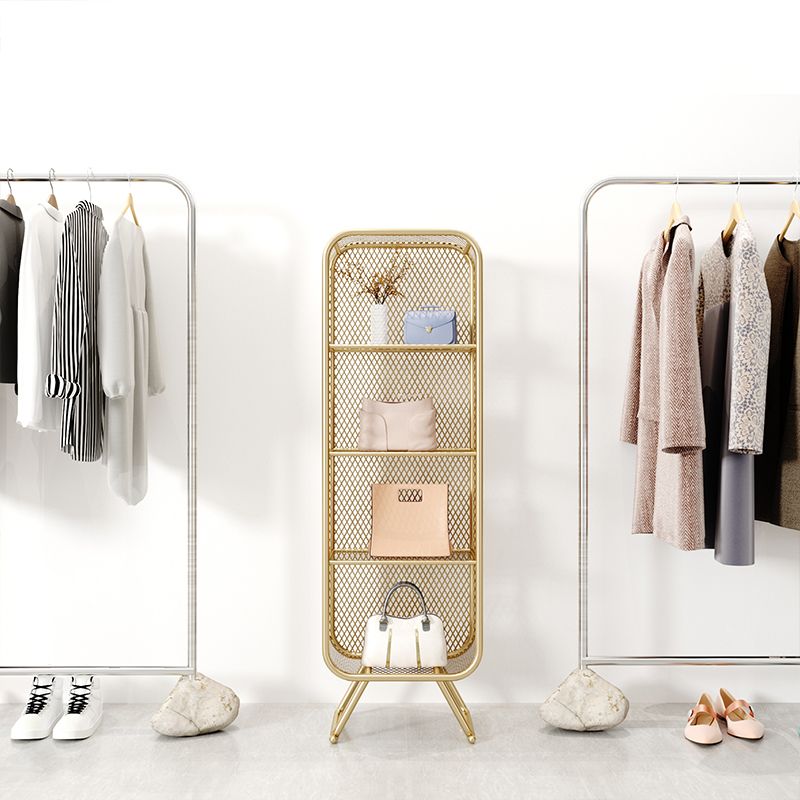 Closed Back Bookcase Glam Style Bookshelf for Home Study Room Office Clearhalo 'Bookcases' 'furn' 'furn_bookcases' 'Furniture' 'furniture_bookcases' 'kitchen' 'kitchen_bookcases' 'Living Room Furniture' 'Office Furniture' 1200x1200_036cbe98-99f8-4609-bd31-b5eedbb35696